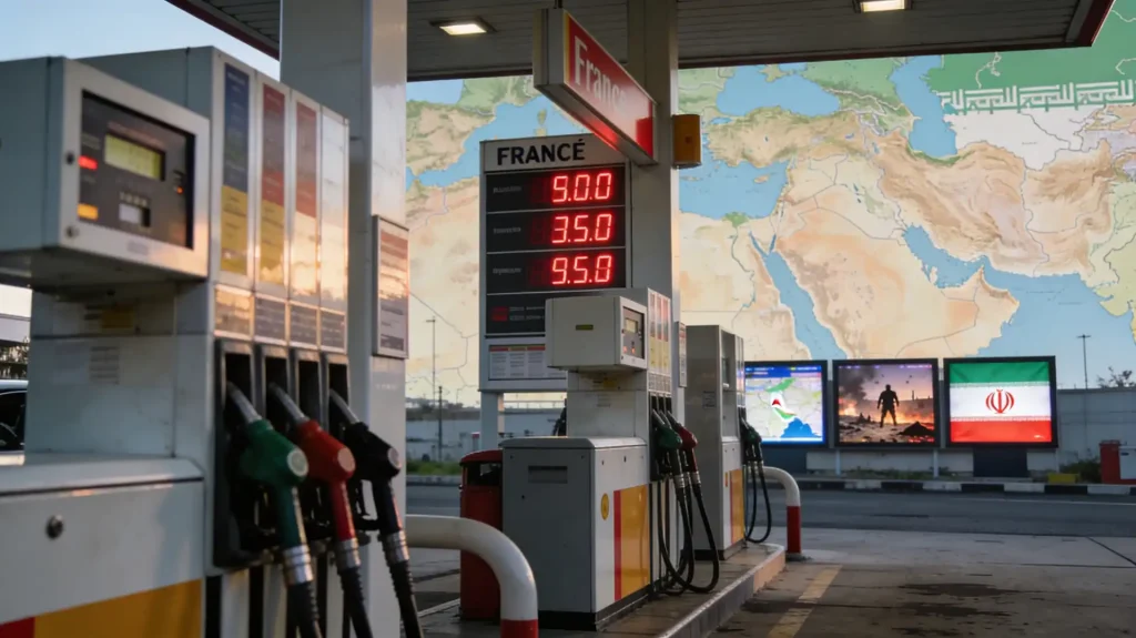 Guerre en Iran, prix du gazole en hausse dans une station-service en France sur fond de tensions au Moyen-Orient